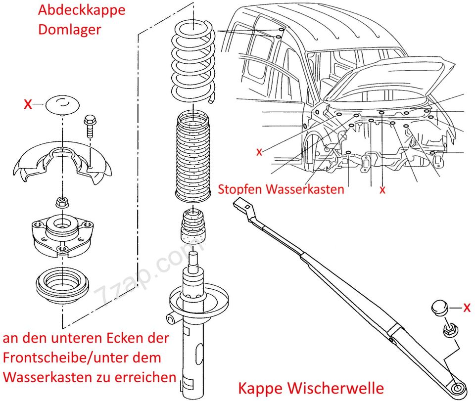 SET III:2x 2K0843713/ 5N09552059B9/ N10226501/ 6Q0412359 VW Caddy in Neustadt