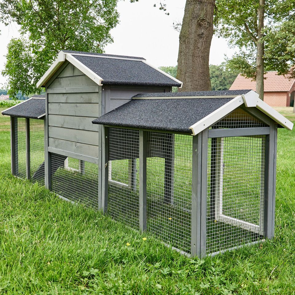 ✅NEU✅ Hasen Kaninchen Stall Tier Nager Käfig Freilauf Gehege 3 in Essen