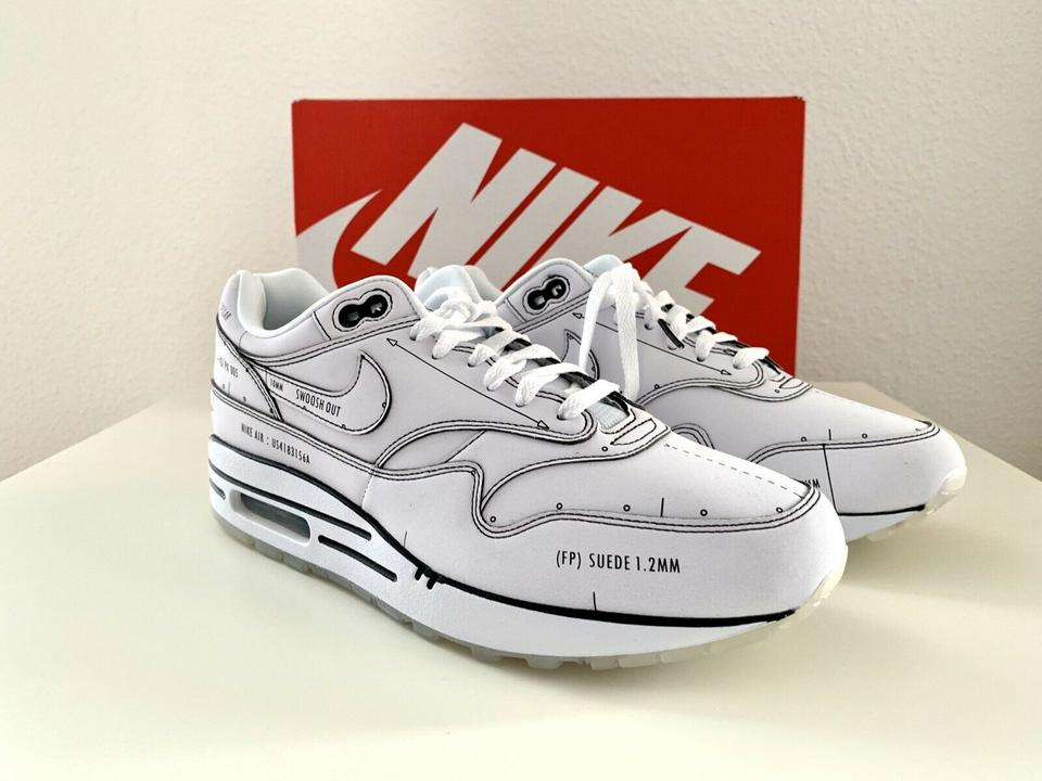 Nike Air Max 1 Sketch To Shelf White EUR42 US8 5 Deadstock in Nordrhein Westfalen Verl kleinanzeigen