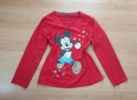 ❤ rotes Langarmshirt Mickey Maus - Longsleeve Disney Baden-Württemberg - Öhringen Vorschau