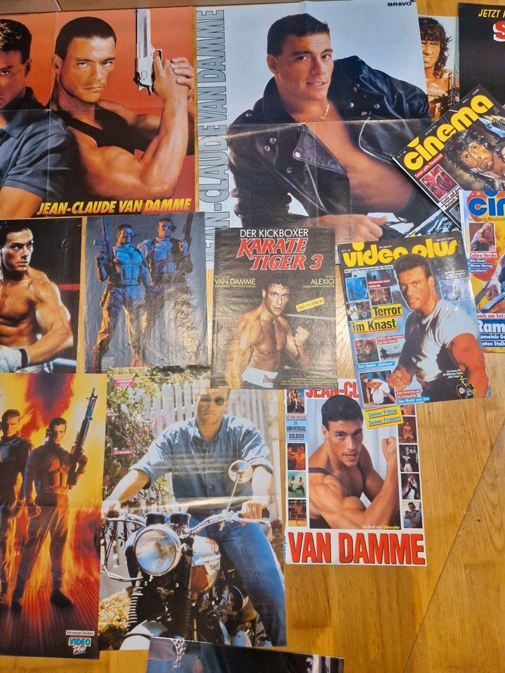 Sammlung Poster Jean Claude Van Damme Bravo Cinema Video Plus in Verden