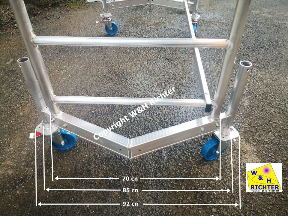 Gerüst Mieten , Rollgerüst für den Innenausbau , Gerüst Mieten in Wetzlar