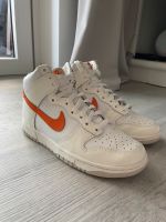 Nike dunk high white magma orange swoosh Hessen - Eiterfeld Vorschau