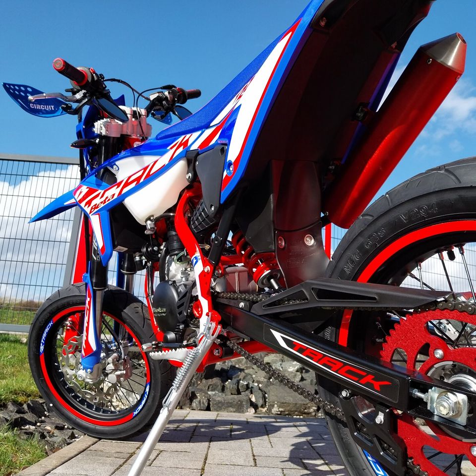 K&P-Edition: Beta RR 50 Track SPM Supermoto Blau/Racing MY24 in Waldheim