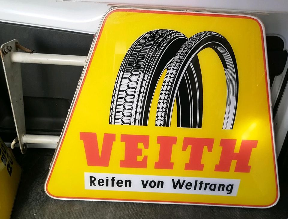 Suche VEITH / PIRELLI Leuchtreklame in Michelstadt