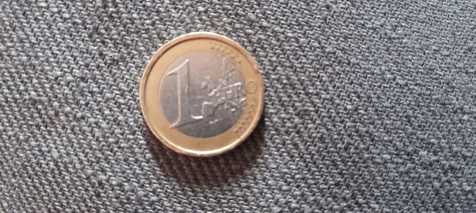 1 Euro Münze Italien 2002 Leonardo Da Vinci in Neunkirchen-Seelscheid