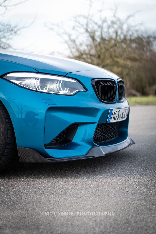 CW Carbon Frontlippe Spoiler Schwert passend für BMW F87 M2 in  Nordrhein-Westfalen - Kamen, Tuning & Styling Anzeigen