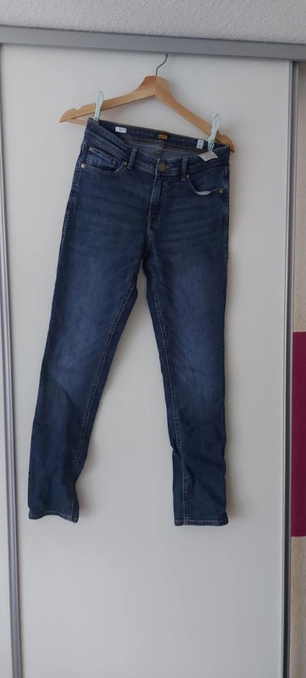 Größe 170, 15 Jahre, Jack & Jones - Jeans, skinny Liam, blau, Jun in Taunusstein