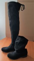 flache Overknees Langschaft Stiefel Schwarz Gr 36 NEU Hessen - Stadtallendorf Vorschau