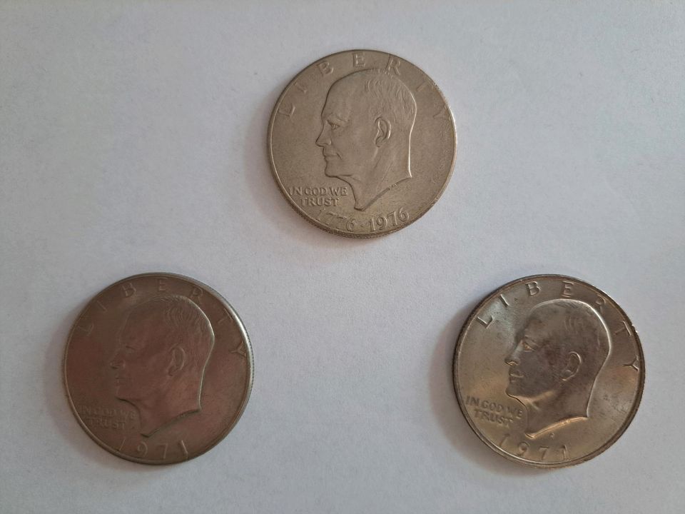 Konvolut  Sammlerstücke US Dollar 70er Jahre in Bitburg
