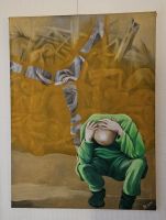 Gemälde "Schmerz" von Dagmar Unnewehr Acryl/Leinwand 80x60cm Nordrhein-Westfalen - Rheda-Wiedenbrück Vorschau