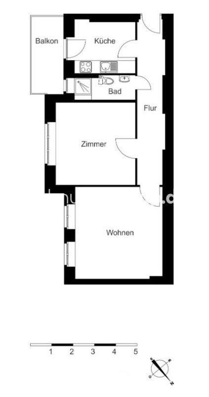 Wohnungsswap - 2 Zimmer, 57 m² - Sonnenallee, Neukölln, Berlin in Berlin