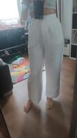 Sommer Hose gr 34 weiß 45% Linen 55 Viscose Niedersachsen - Gifhorn Vorschau