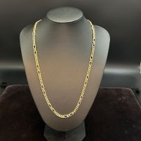 Massive 585er Figarokette 14Kt Goldkette 62,5cm Gelbgold Herren Niedersachsen - Thedinghausen Vorschau