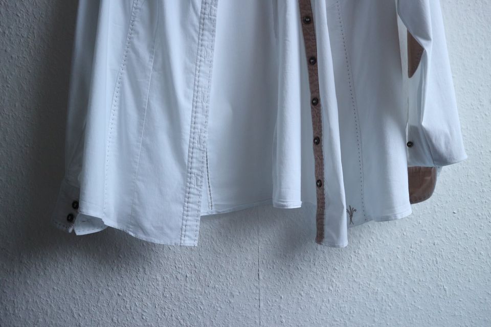 *Steilmann*Schöne Mädchen Hemd*Damen weiße Bluse*Gr.46* in Oer-Erkenschwick