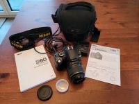 Verkaufe Spiegelreflexkamera D60 von Nikon Niedersachsen - Rosengarten Vorschau