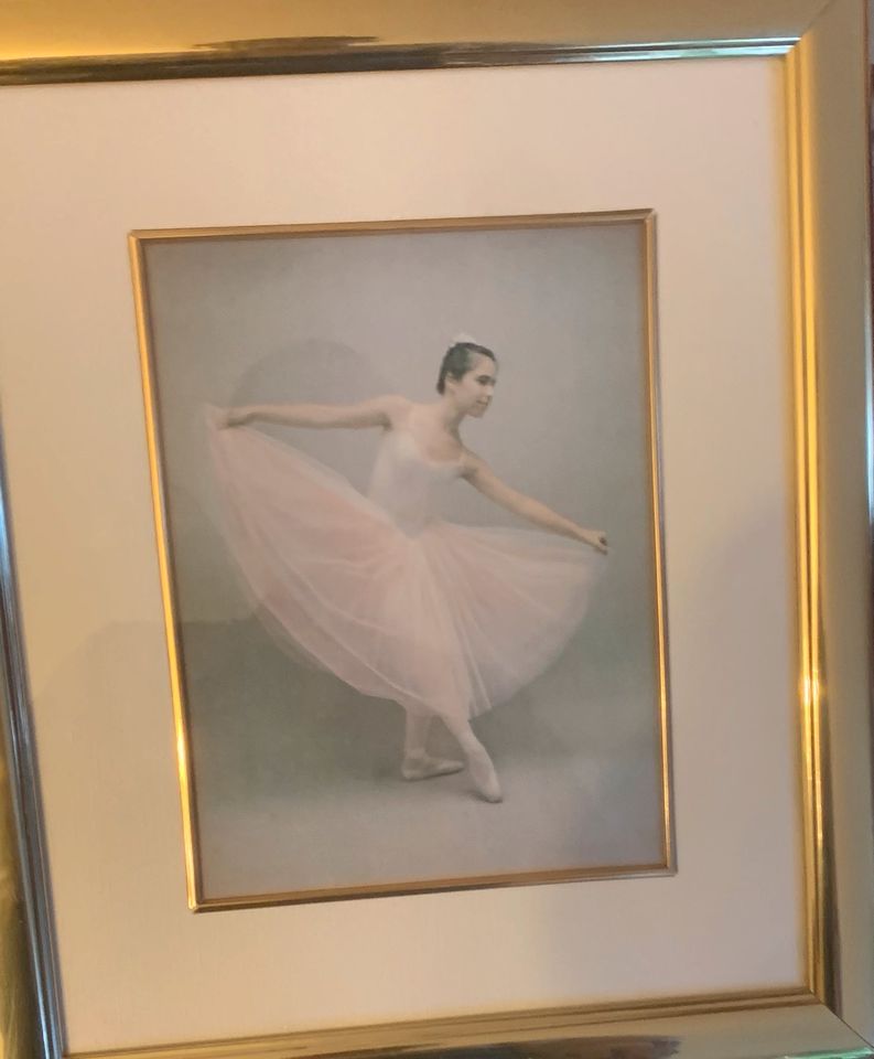 Ballet. Marco dorado de madera 18 x 25 cm in Langenhagen