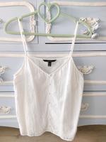 Vero Moda Top Maja Bluse Lochstickerei Leinen Weiss M 38 Sachsen-Anhalt - Quedlinburg Vorschau