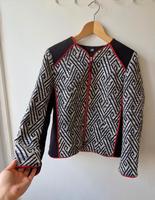 Blazer Jacke robuster Stoff Muster Größe 40 Sachsen-Anhalt - Halle Vorschau