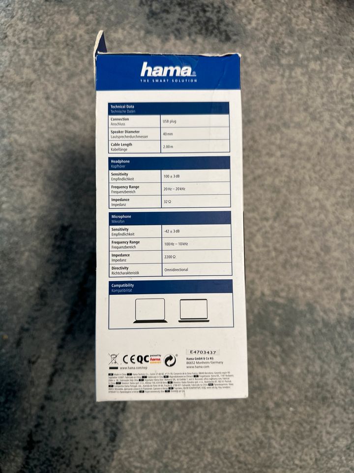 Hama PC-Office-Headset HS-USB400 in Velbert