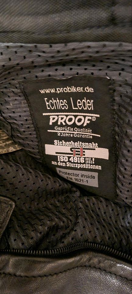 Probiker Damen Lederkombihose schwarz,  Gr. 38 in Hürth