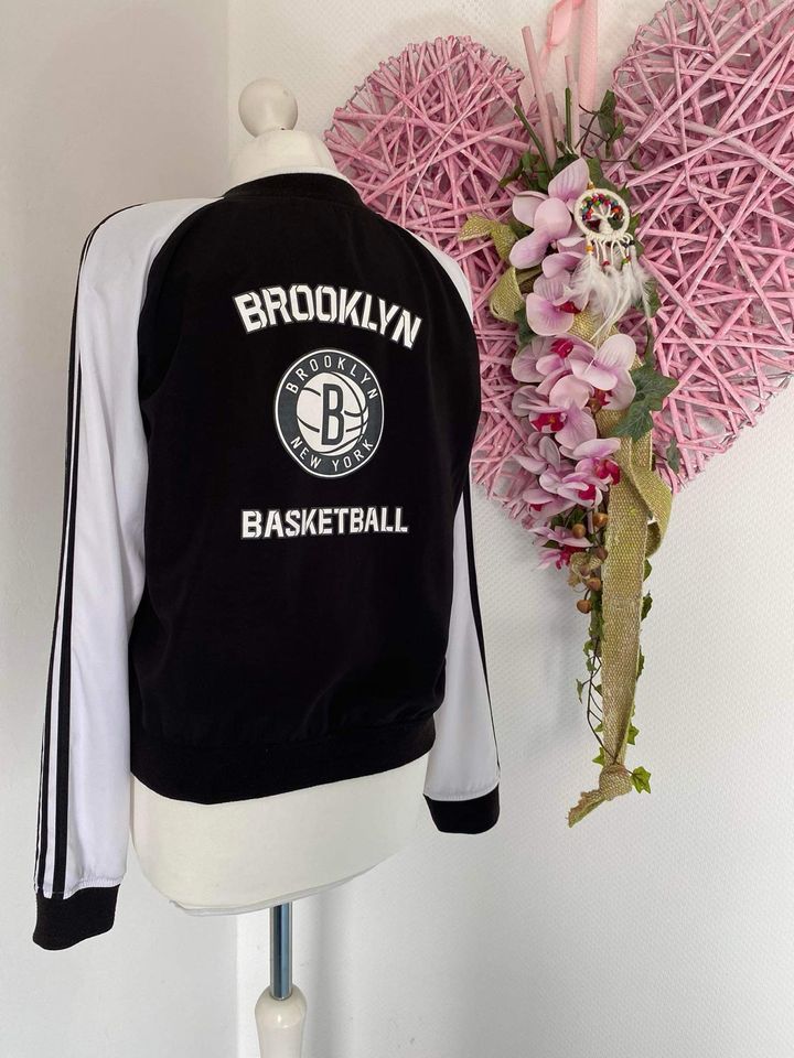 36 38 Adidas College nba Jacke Neu Brooklyn nets Basketball mj ku in Leverkusen