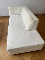 Ledersofa weiß 210 x 95 x 74 cm Mitte - Tiergarten Vorschau