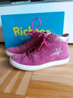 Richter Halbschuhe Sneakers Leder pink Gr. 30 neuwertig! Baden-Württemberg - Schallstadt Vorschau