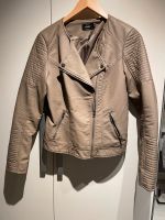 Bikerjacke Lederimitat Damen Only beige Größe 38 Nordrhein-Westfalen - Mettmann Vorschau