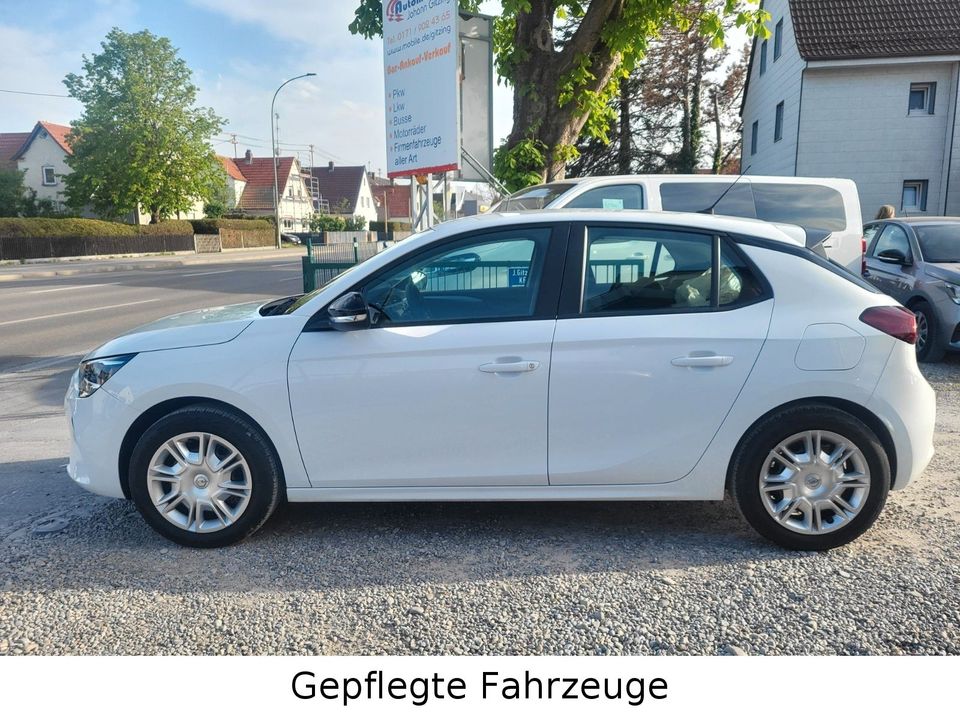 Opel Corsa F Edition Schnee-Weiß *8-FACH BEREIFT* TOP in Königsbrunn