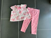 Mädchen Sommer Set, T-Shirt Leggings Hose, Gr. 86, pink Blümchen Sendling - Obersendling Vorschau