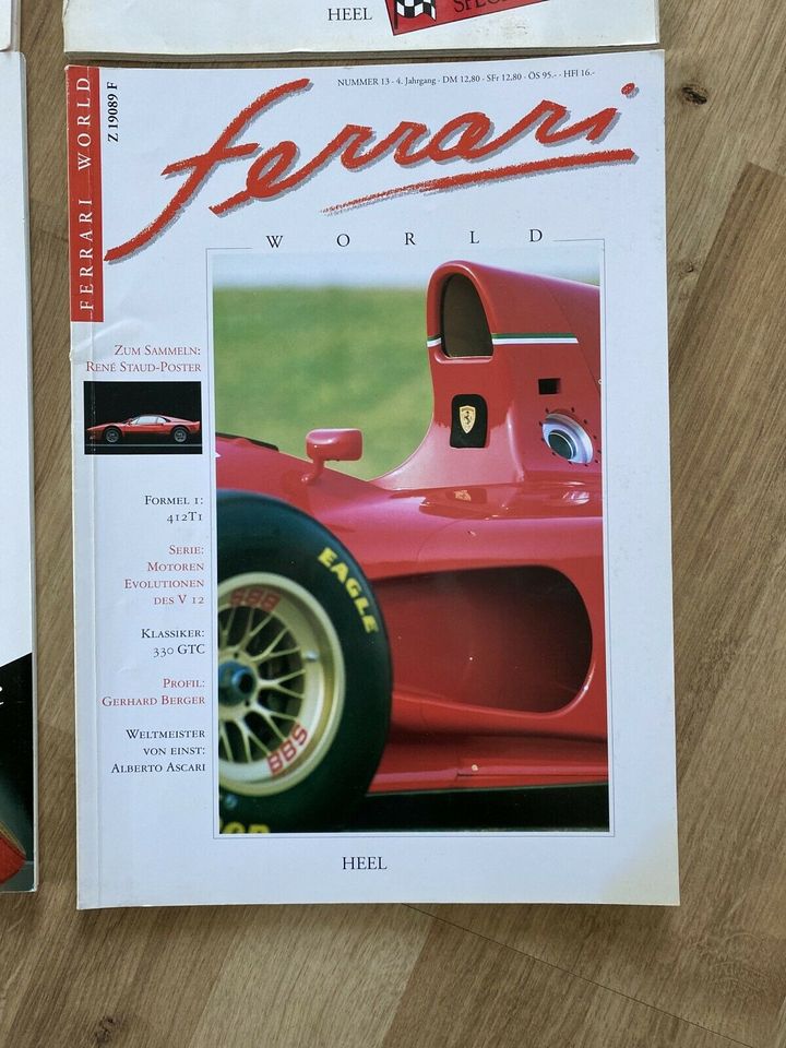 Zeitschrift Ferrari World (Deutsche Ausgabe) 5 Ausgaben in Bad Krozingen