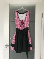 Marjo Mini Dirndl kurz pink weiß kariert schwarz gepunktet Hessen - Rodgau Vorschau