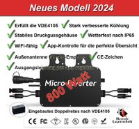 Mikrowechselrichter 800 W, regelbar, VDE4105, App/WIFI neu/sofort Köln - Ehrenfeld Vorschau