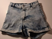 34 XS Hotpants kurz high Waist kurze Hose blau Sommer Damen Mädch Bayern - Holzkirchen Vorschau