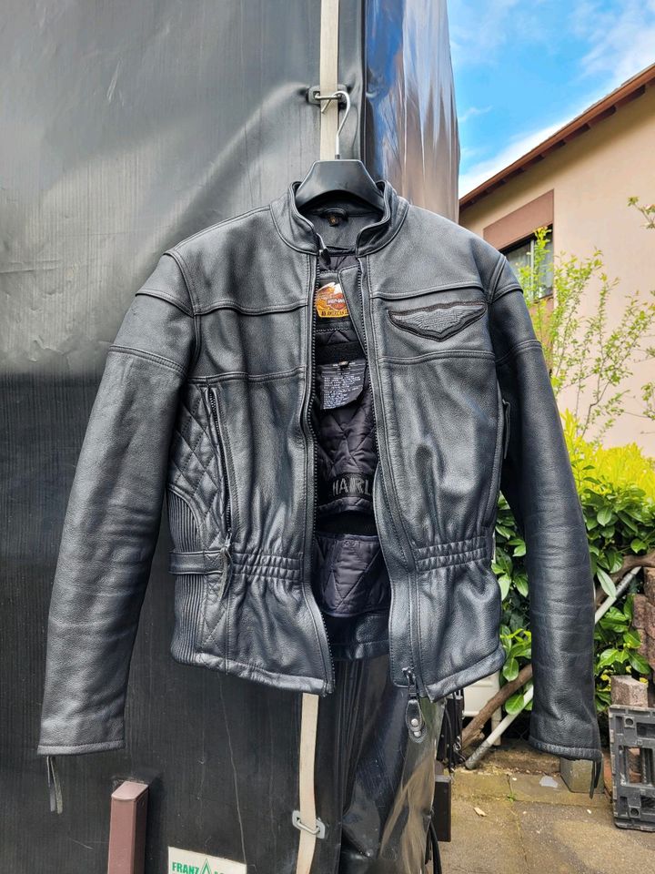 Damen Motorradjacke, Lederjacke Harley Davidson, Größe S W in Bonn