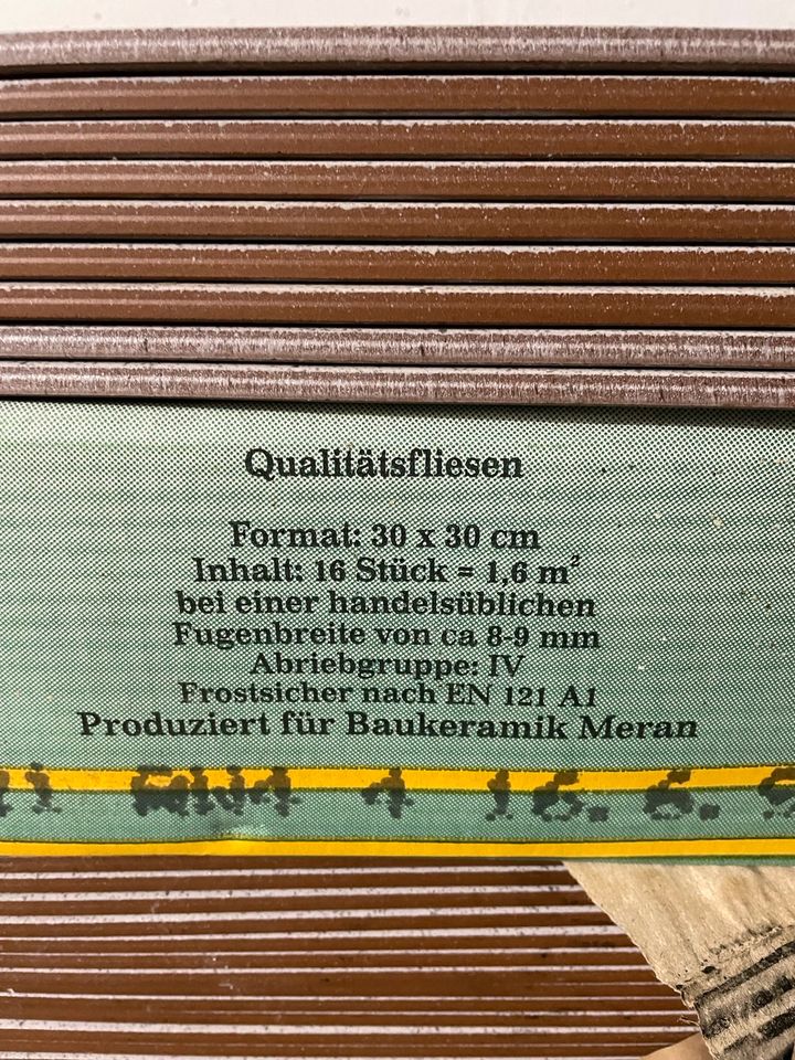 Bodenfliesen Terrassenfliesen grau 30 x 30 cm 15m2 in Stadthagen