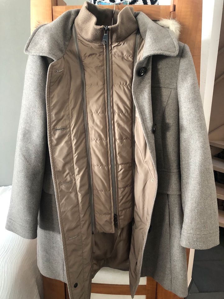 Jacke Winterjacke Gerry Weber taupe neuwertig in Konstanz