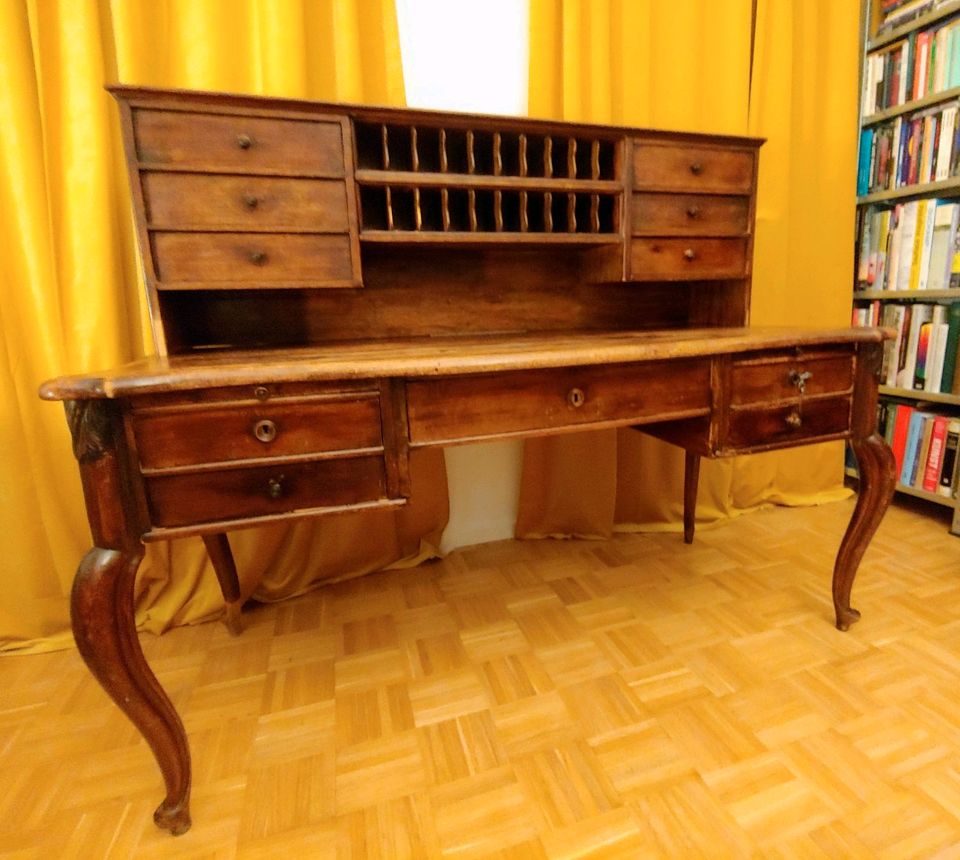 Großer original Biedermeier Sekretär, Schreibtisch, Antik Vintage in Leipzig