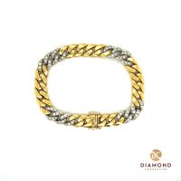 Panzerarmband bicolor 18Karat 750 Gold mit 1ct Brillanten Armband Niedersachsen - Thedinghausen Vorschau