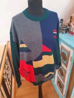 bunt gemusterter Langarm-Pullover Vintagestyle von Monte Carlo Mecklenburg-Vorpommern - Neubrandenburg Vorschau