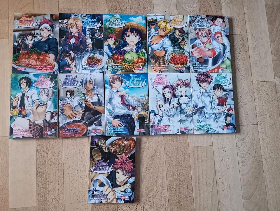 Shokugeki No Soma Band 1-11 in Recke