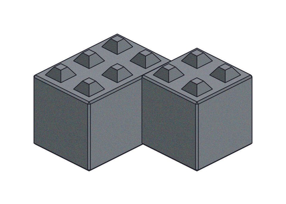 Kimera Legoform Beton L1566 | Betonblock 150 x 60 x 60 cm in Hanstedt