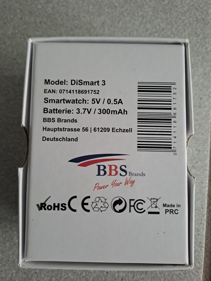 Smartwatch DiSmart 3 - OVP - ohne Ladekabel - nie benutzt in Saarlouis