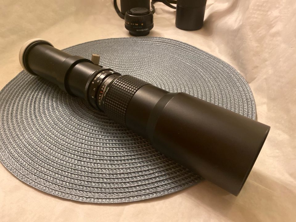 500mm Teleobjektiv Canon Adapter in Dresden
