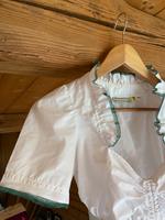 Bluse Tracht Dirndl weiß grün Stehkragen 34 XS tramontana Bayern - Ruhstorf an der Rott Vorschau
