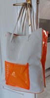 LANCASTER SUMMER Kühl Bag/ Strandtasche Weis Orange West - Sossenheim Vorschau