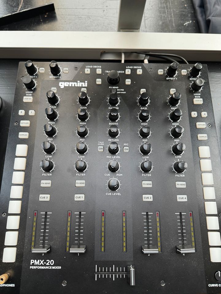 DJ Setup Plattenspieler Mischpult Timecode, Reloop Gemini Rane in Varel