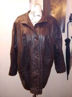 Lederjacke mit Stickerei Vintage Echtleder Sachsen-Anhalt - Halle Vorschau