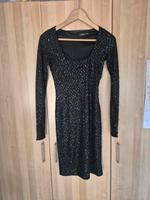 Partykleid Schwarz Langarm Glitzer Gr.S Nordrhein-Westfalen - Rheine Vorschau